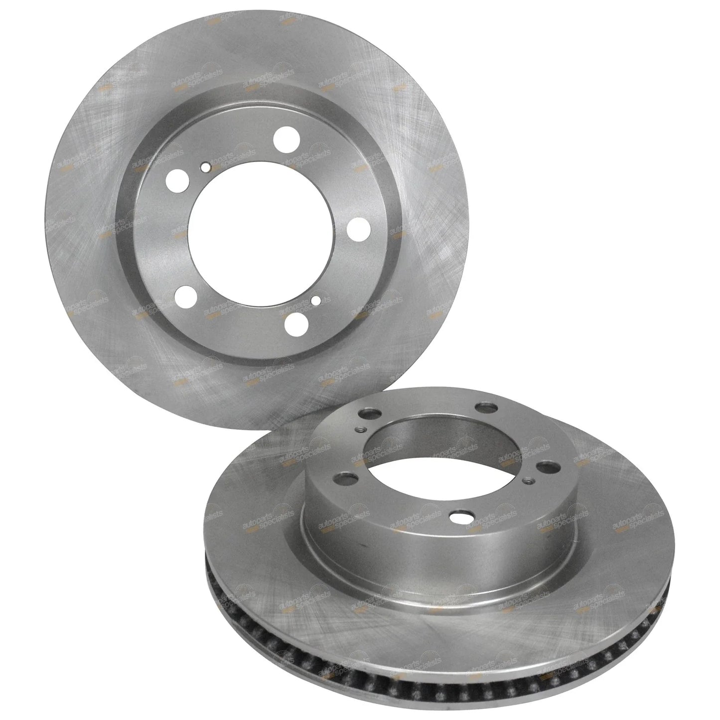 2 x Front Disc Brake Rotors for Toyota Landcruiser URJ202 UZJ200 (2007–2015)