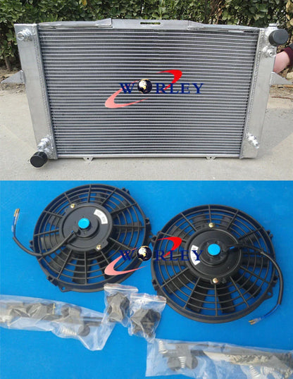 Aluminum Radiator & Fans for Volvo 850 2.3L 2.4L (1992-1997)