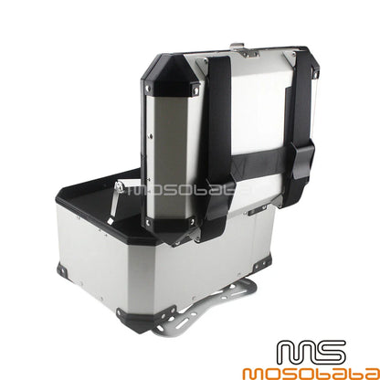 45L Aluminum Tail Box Luggage Carrier for Universal Motorcycle