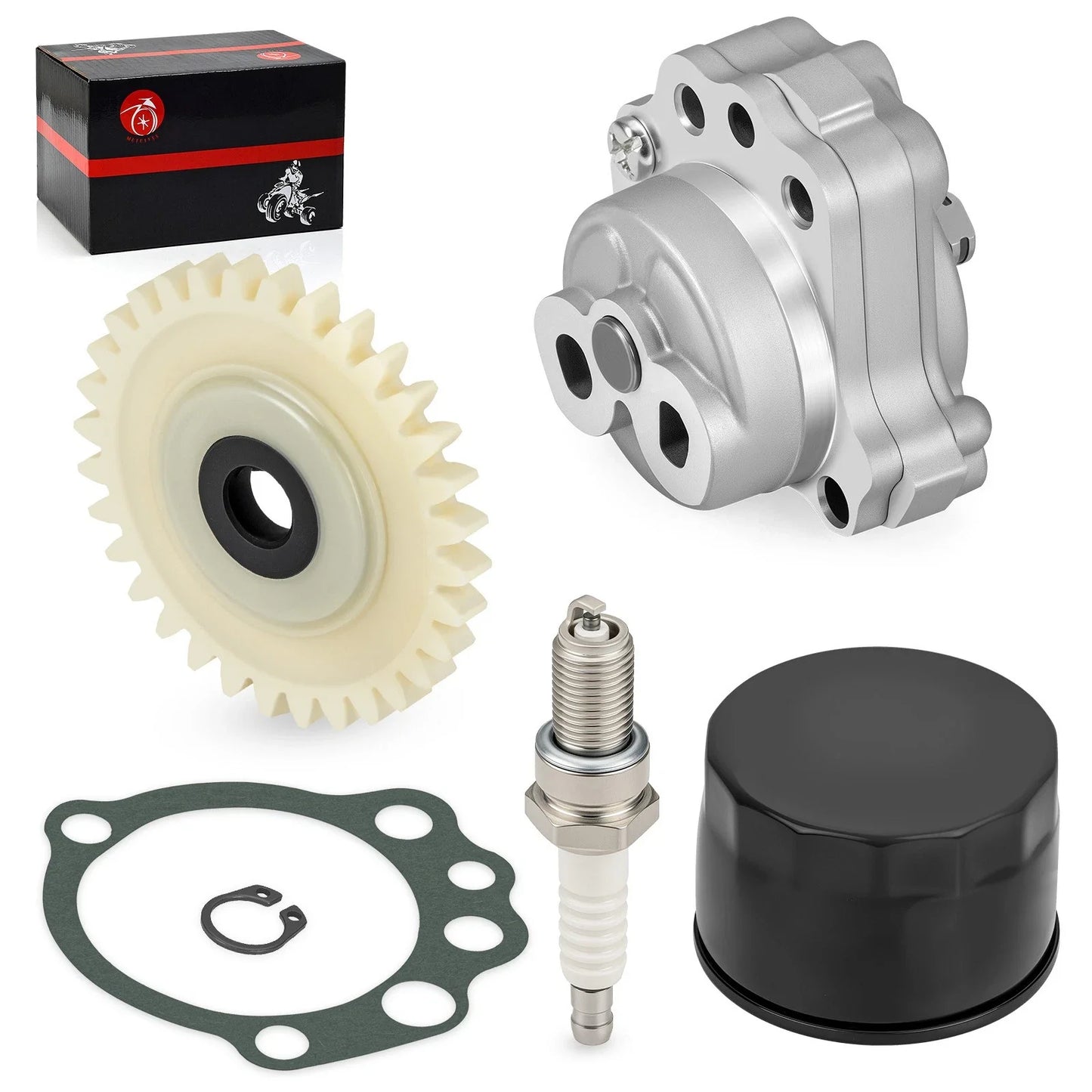 Oil Pump & Gasket & Oil Filter Gear for Yamaha Raptor 660R (2001–2005)