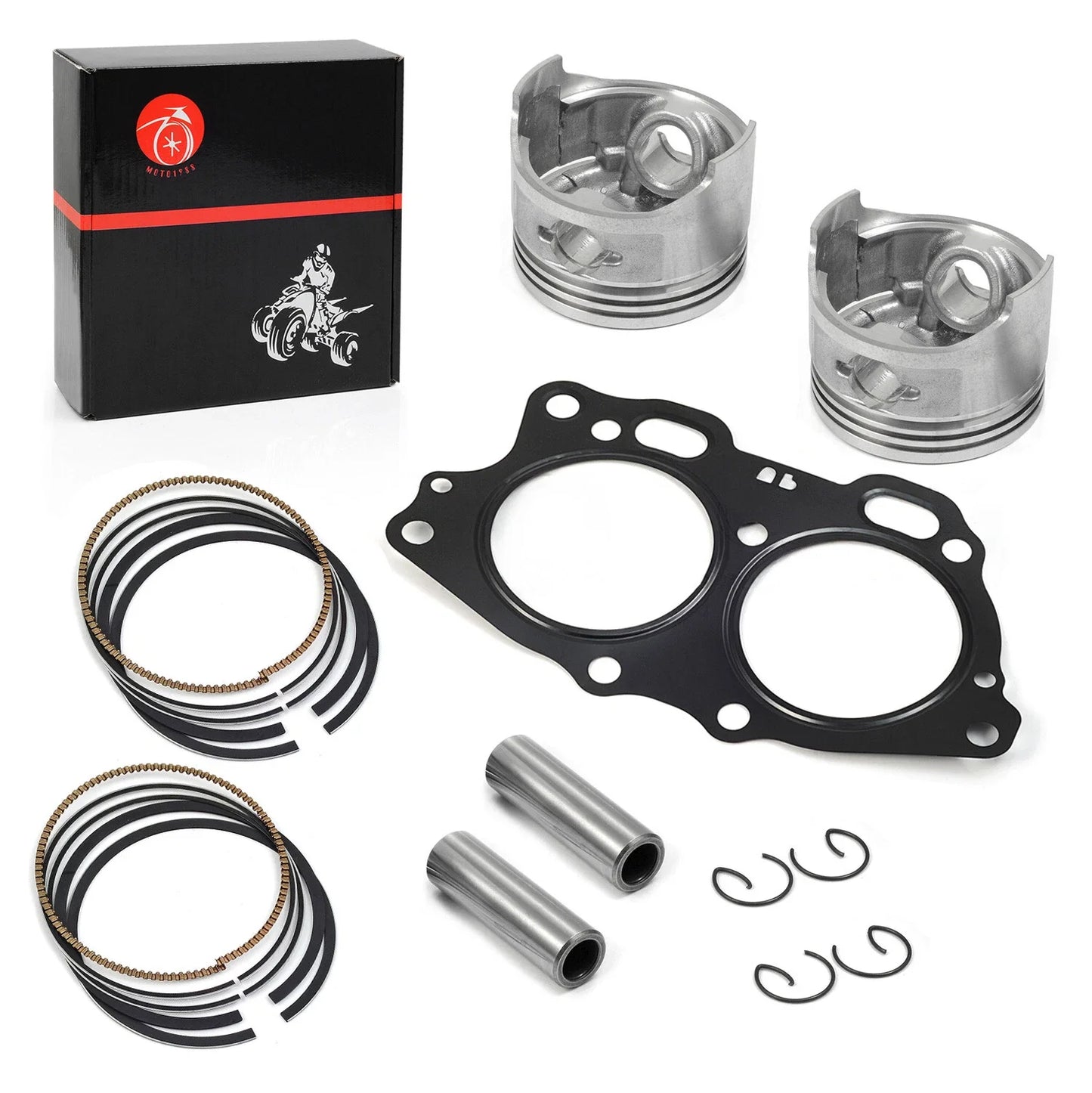0.25mm Oversize Piston Gasket Rebuild Kit for EZGO Robin 350cc