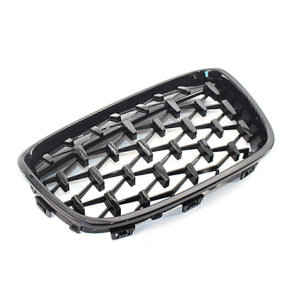 Gloss Black Front Kidney Grille for BMW 1 Series (2011-2014)