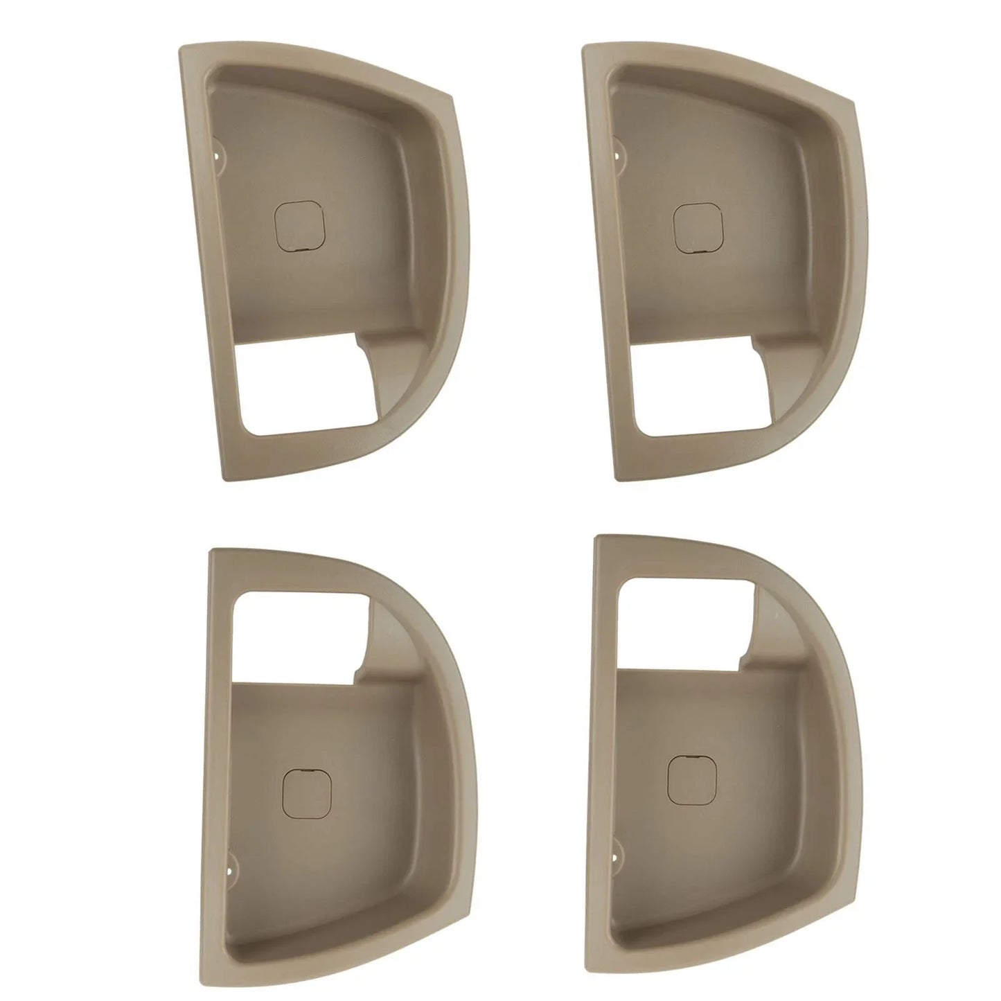 4 x Inside Door-Handle Trim Cover Beige L&R for Hyundai Santa Fe (2007–2012)