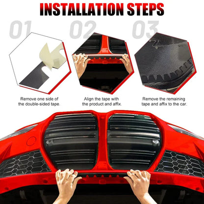 8x Universal Front Bumper Scrape Guard Anti-Skid Protector 30x2.5cm