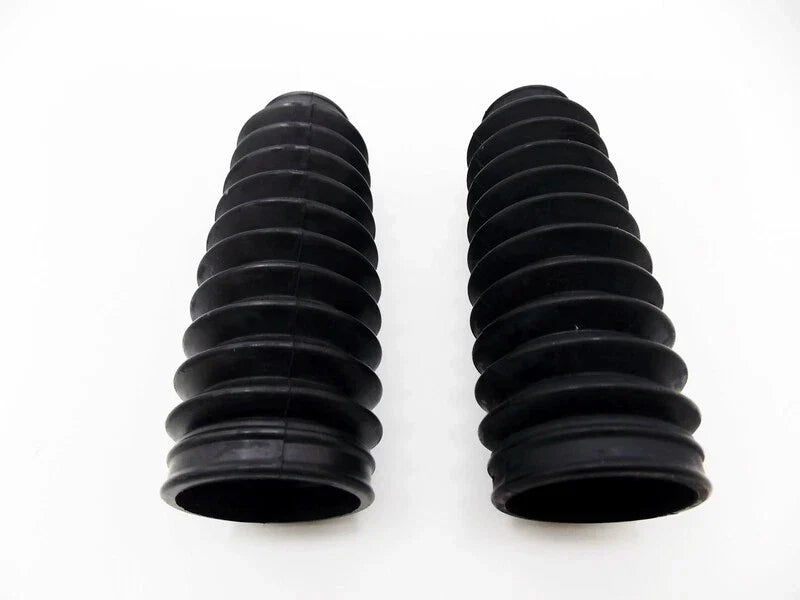 Front Fork Gaiters Rubber Boots Set for Honda CF50 Chaly (72-96)
