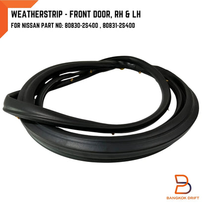 LH RH Front Door Weatherstrip Rubber Seal for Nissan Navara D22 (98-04)