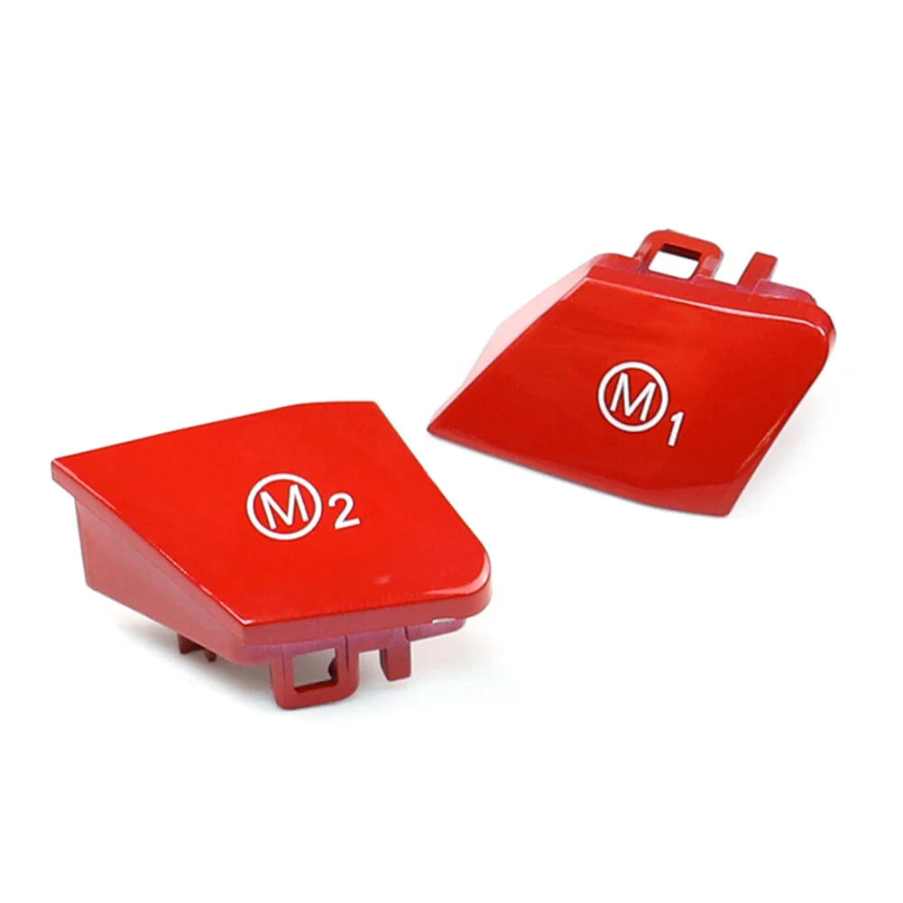 Red Steering Wheel Mode Switch Button Cover for BMW 1 2 3 4 5 6 X5