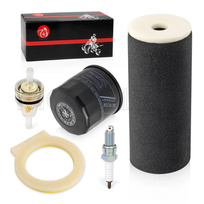 Air Filter Foam & Oil Filter Spark Plug for Yamaha Grizzly YFM660 (2002–2008)