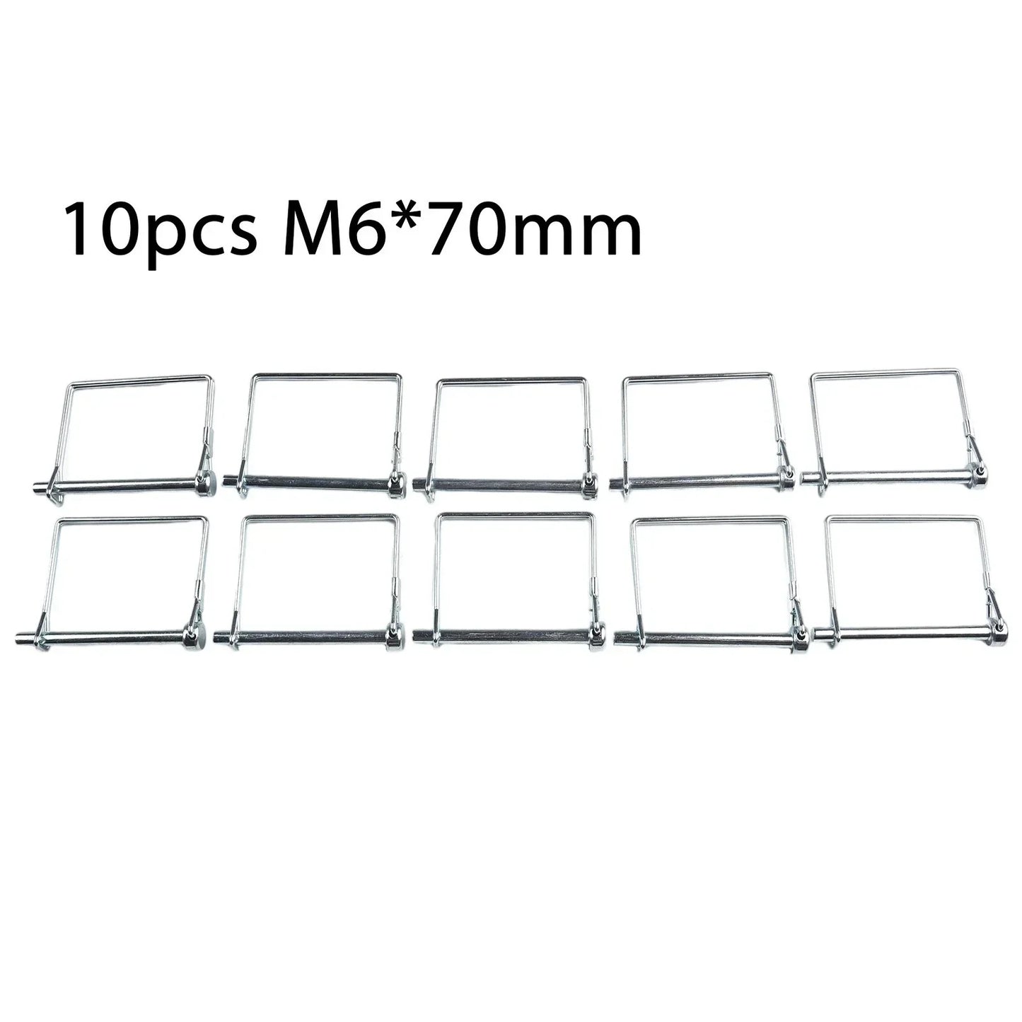 70mm Trailer Coupler Hitch Pin Lock Square Shape Towing Shaft Locking Pin