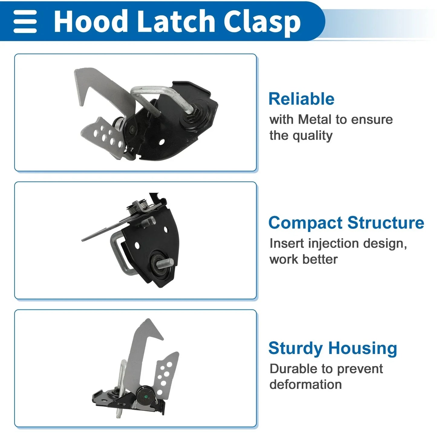 Hood Latch Assembly for BMW 528i (2009 - 2011)