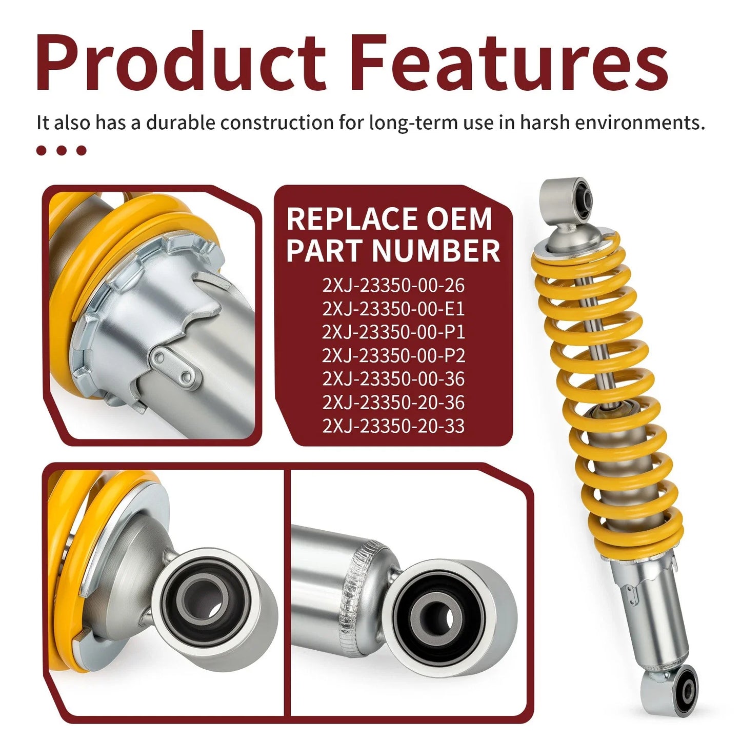 Left & Right Front Shock Absorber for Yamaha Blaster (1988-2006)