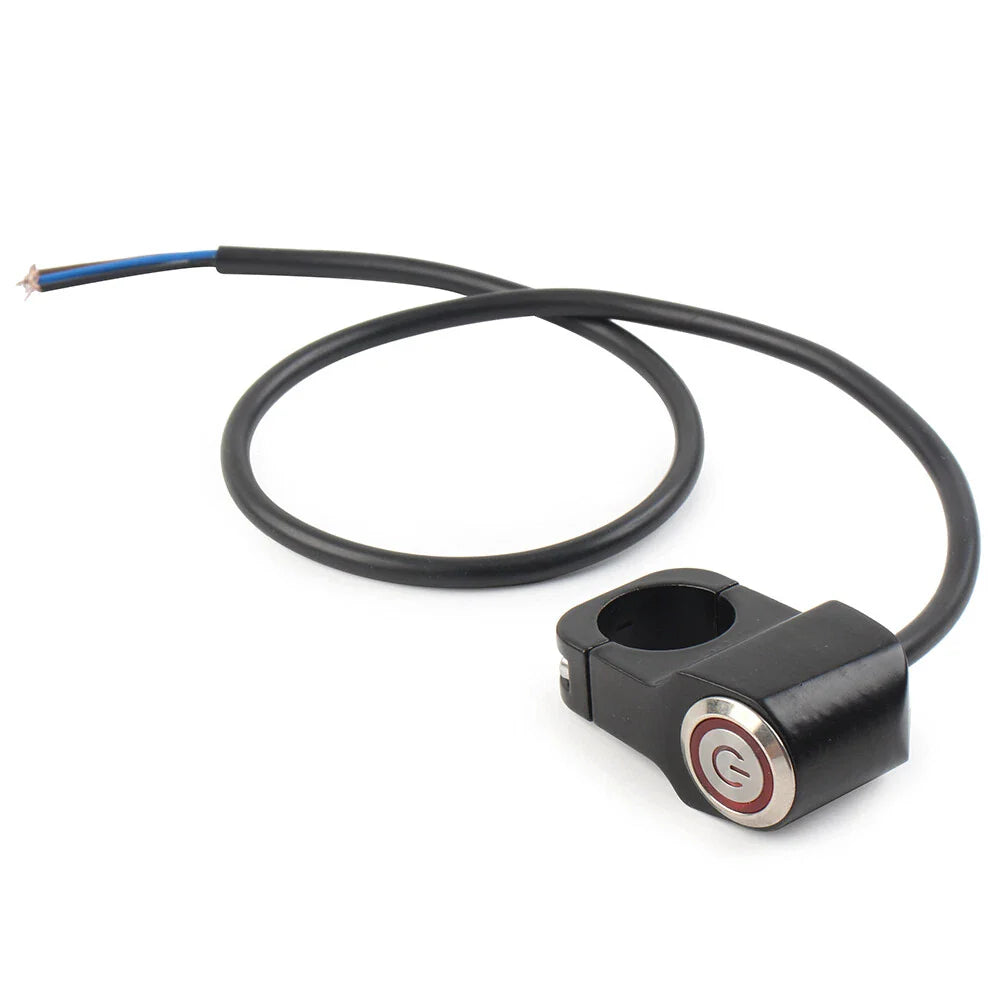 LED Headlight Fog Spot Light Switch Button for Motorcycle Handlebar