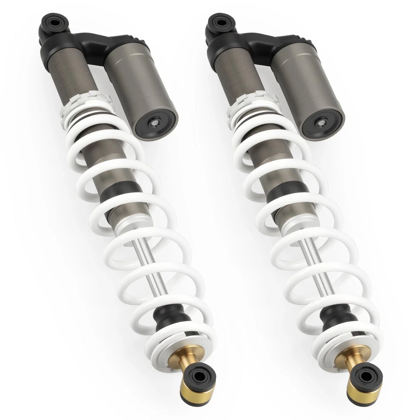 White Air Front Shocks Absorbers Left+Right for Polaris RZR 800 S (2009–2012)