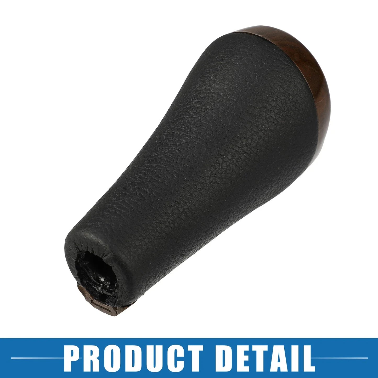 Automatic Transmission Gear Shift Knob 6 Speed for BMW Black Red Wood Pattern