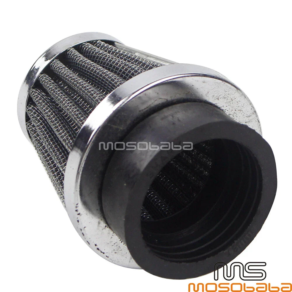 48MM Air Filter for Honda CB, Yamaha, Suzuki Motorcycle, ATV, Scooter