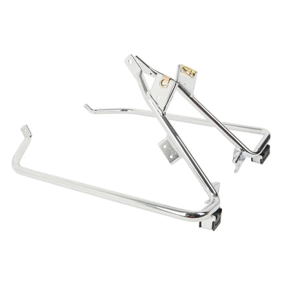 Chrome Saddlebag Support Bracket for Harley Touring Road King Glide (2009-2013)