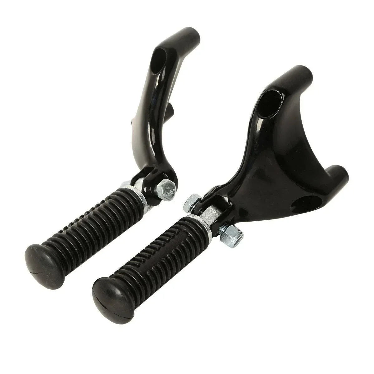 Black Rear Passenger Footpeg Mount Clamp for Harley Sportster 883 1200 (04-13)