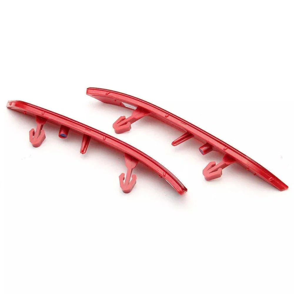 Rear Bumper Reflector Lights Red for Peugeot 508 (2011-2014)