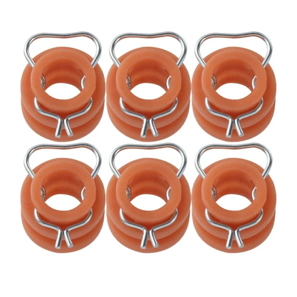 6 x Window Regulator Roller Bushings for Ford Mustang Bronco (1964-1996)