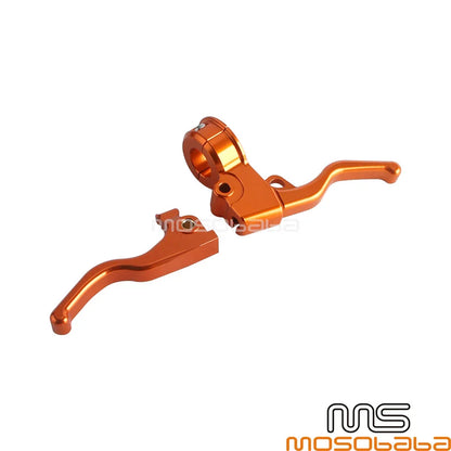 Orange Handlebar Hand Brake Clutch Lever Kit for Harley Iron 883 Roadster (2014-2022)