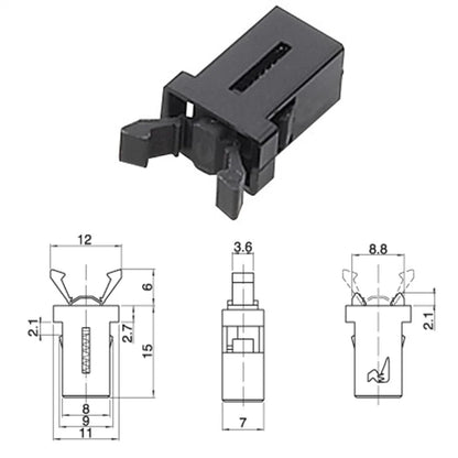 10Pcs Latch for Sunglasses Holder Overhead Console Trash Can Lid for Car