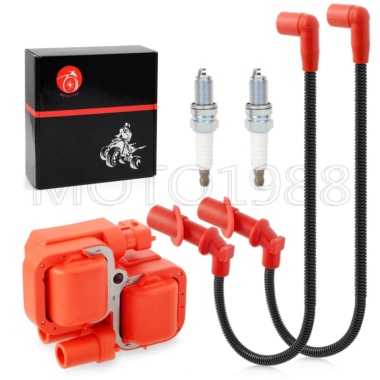 Ignition coil & cap w/ wire for Polaris Ranger 700 800 (2005–2010)
