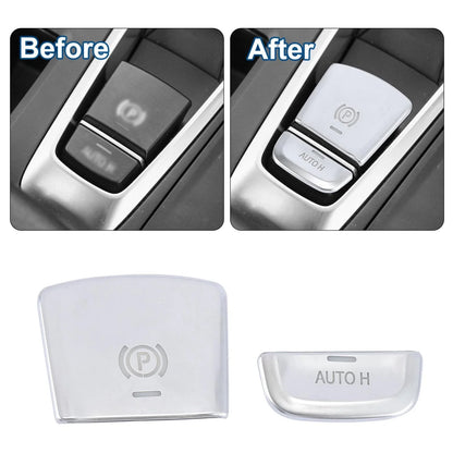 Parking Brake Switch Button Covers Set for BMW 5 Series 7 Series