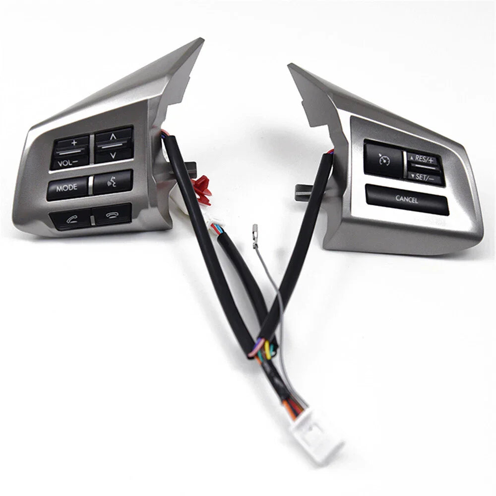 Steering Wheel Switch Silver/Black for Subaru Legacy (2012-2014)