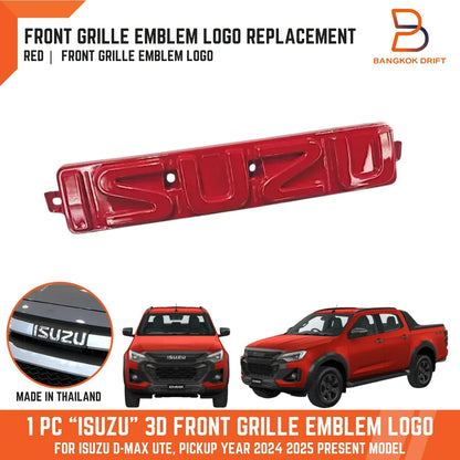 Isuzu D-Max 3D Front Grille Emblem Logo Replacement (2024-2025)