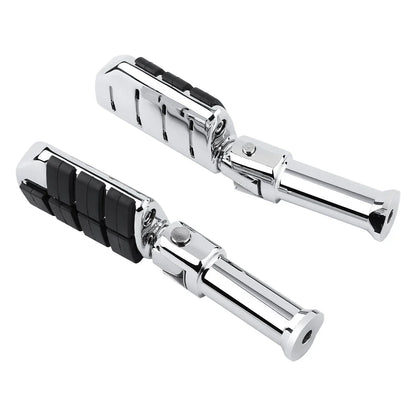 Chrome Passenger Footpegs Bracket for Harley Softail Low Rider (2018-2025)