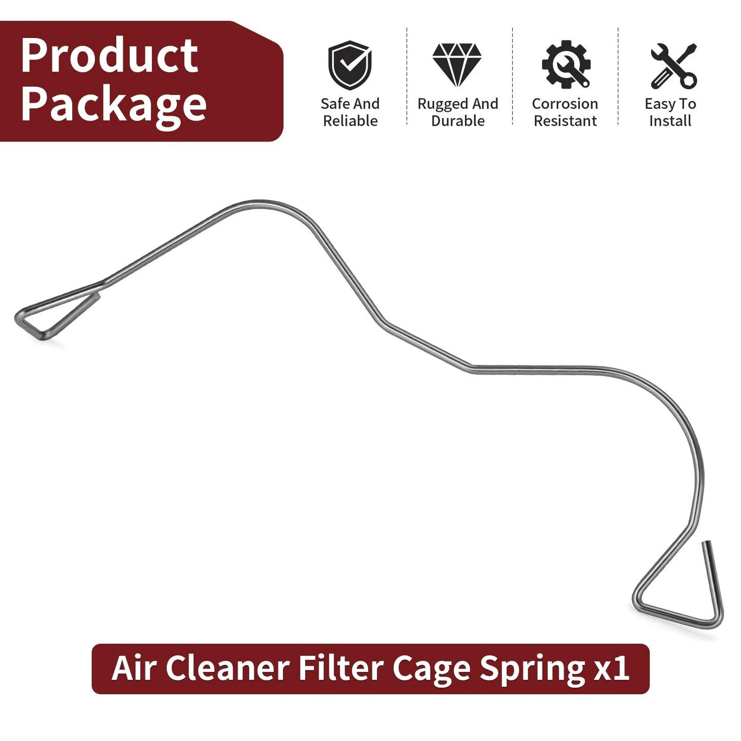 Air Cleaner Filter Cage Spring for Suzuki DRZ400E/S/SM/SL (2000–2020)