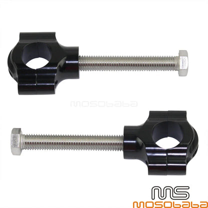 1" Black Handlebar Risers Clamp for Harley Honda Yamaha Suzuki Bobber