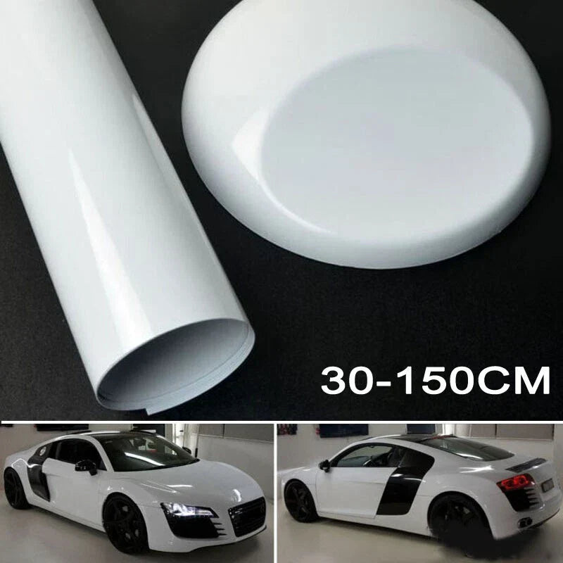 Vinyl Film Wrap / 30x150CM / Car Gloss White Sticker Decal