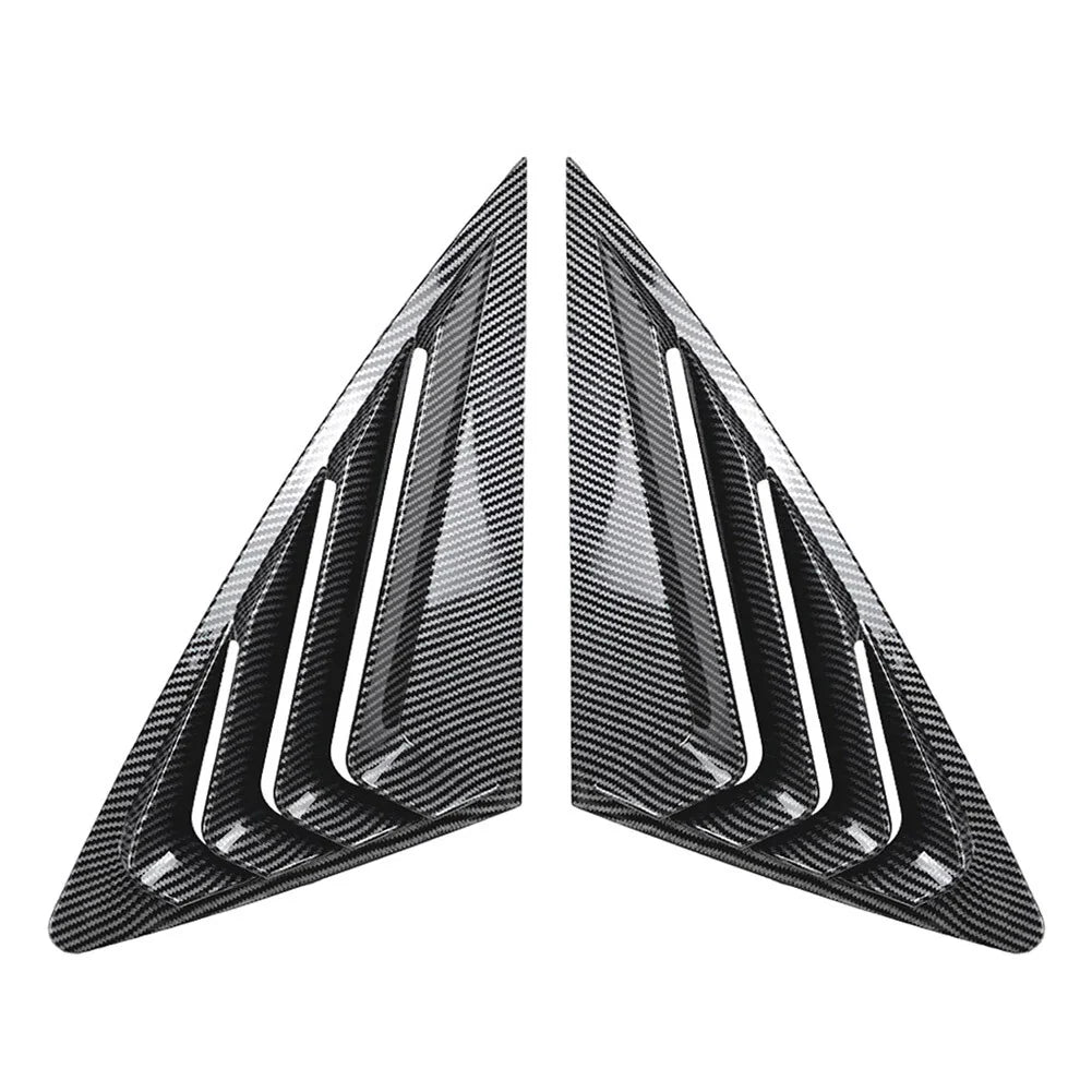 Rear Window Louvers Cover for Audi Q3 F3 Sportback (2019-2024) Carbon Look