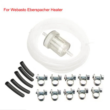 Air Parking Heater Fuel Pipe Line Hose Clip & Oil Filter for Car