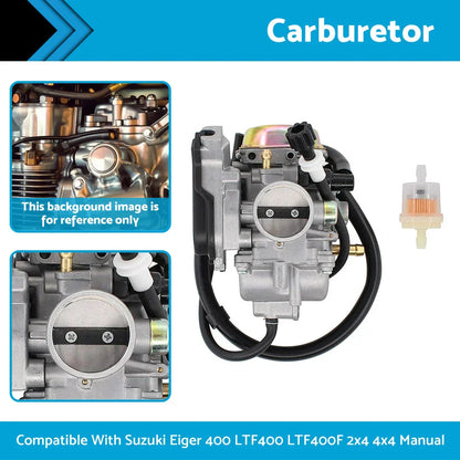 Carburetor for Suzuki Eiger 400 LTF400 LTF400F 2x4 4x4 (2002-2007)