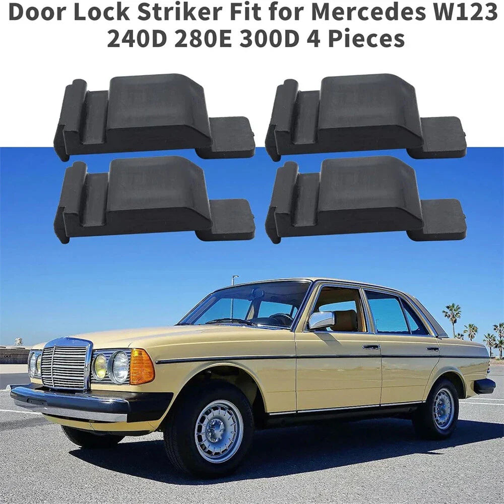 4x Door Lock Striker for Mercedes-Benz W123 (1976-1985)