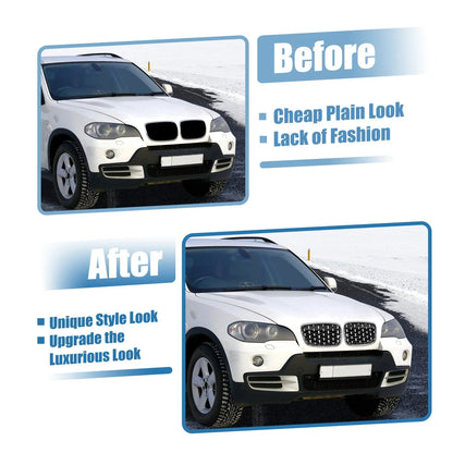 Front Hood Bumper Grille Grill 1 Pair for BMW X5 X6