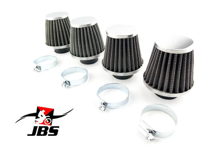 52mm Chrome Pod Air Filter Cleaner Set for Kawasaki KZ550H (1982-1983)