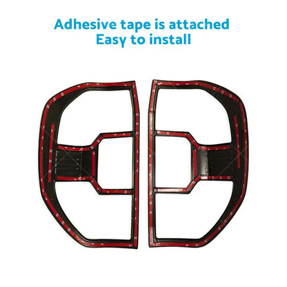 Black Headlight & Tail Light Trim Covers for LDV T60 (2017-2021)