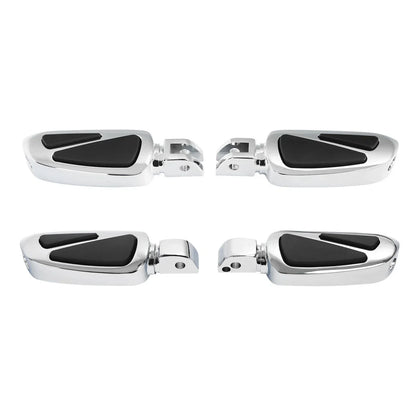 Chrome Rider Driver & Passenger Footpegs for Harley Low Rider (2018-2025)