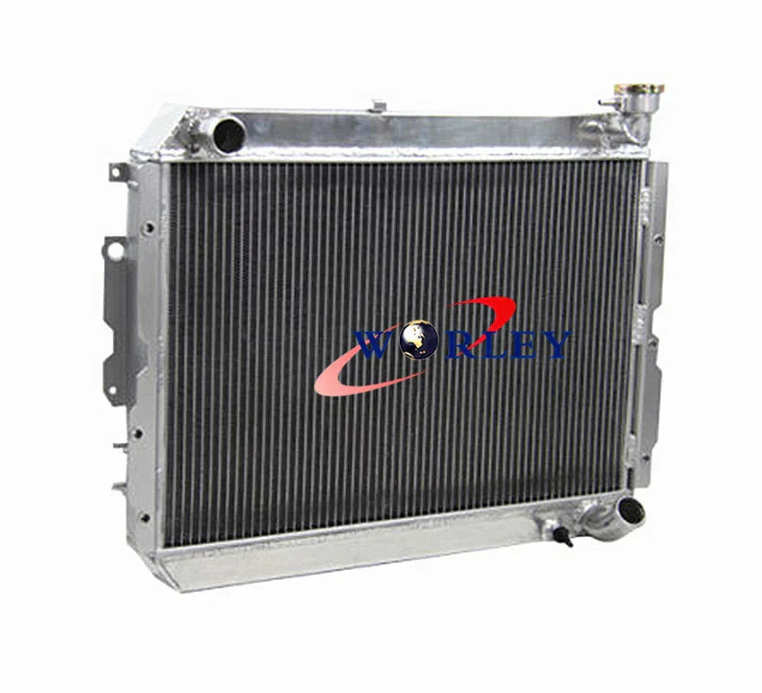 Aluminum Radiator + Fans for Toyota Landcruiser 60 Series FJ60 FJ61 FJ62 (1980-1990)