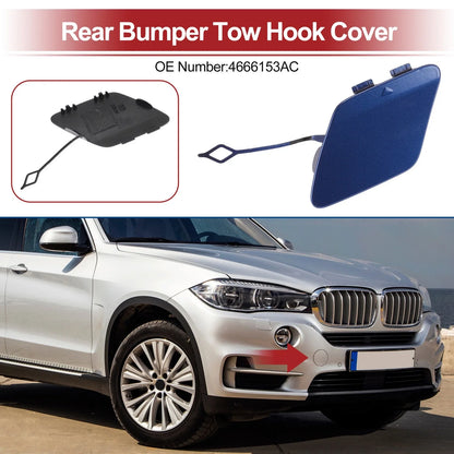Rear Tow Hook Cover Cap for BMW 428i Estoril Blue Metallic