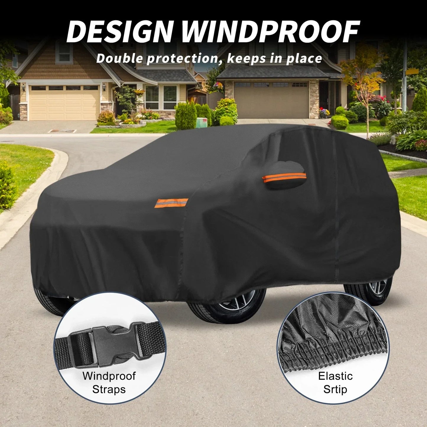 Waterproof Aluminum Film Car Cover for Honda Pilot (2016-2023)