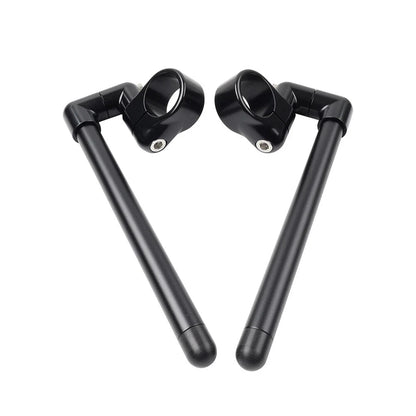 46MM Black Cafe Racer 7/8" Clip-On Handlebar for Motorcycle