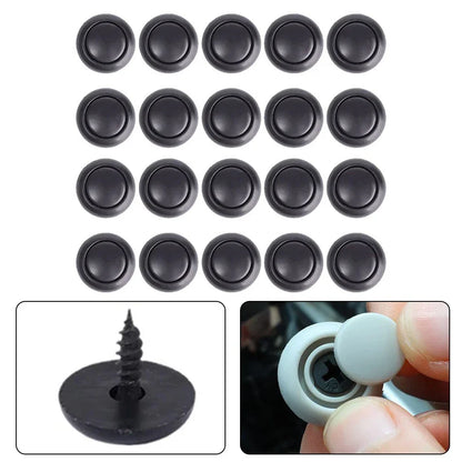 Ceiling Fixing 20 Buckle Pins for Black Plastic Car Make Model