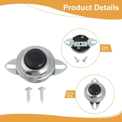 Switch Button Waterproof 50 MOhm Max ABS Plastic + Metal