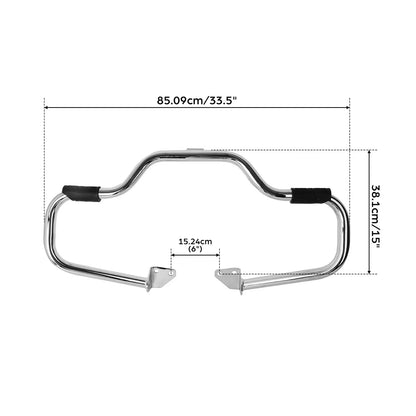 1.25" Engine Guard Crash Bar for Harley Dyna Super Glide (2012-2017)