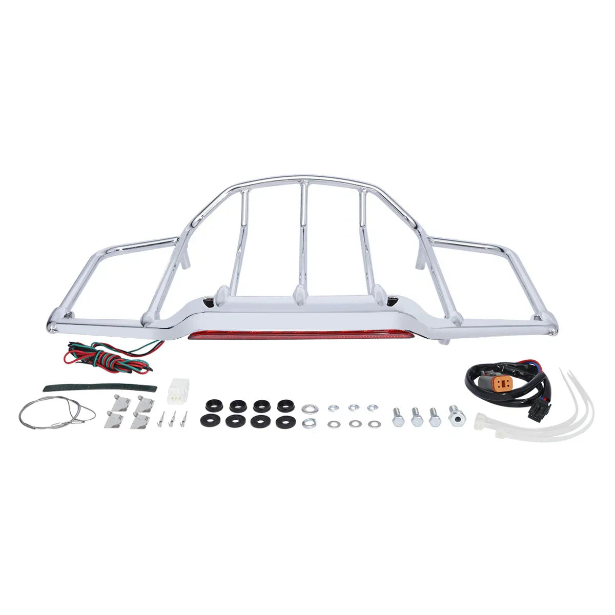 Trunk Luggage Rack with LED Light for Harley Touring Electra Glide (1993-2013)