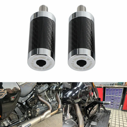 Chrome 1.25" Crash Bar Slider End Replacement for Harley Street Glide (2006-2023)